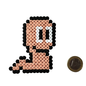 Worms χειροποίητο pixel art
