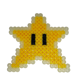 Super Star Pixel Art χειροποίητο