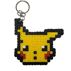 Μπρελόκ Pikachu Pixel Art χειροποίητο